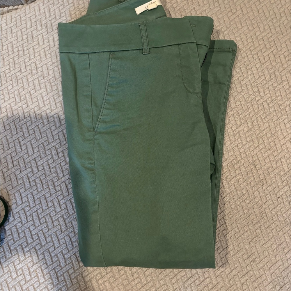 LOFT Forest Green Trousers - Picture 2 of 2